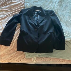 Calvin Klein Collection Black Blazer Professional Suit Jacket